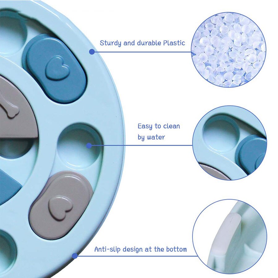 Pet Dog Interactive Toys Increase IQ Puzzle Puppy Dog Food Dispenser Pet Dogs Training Games Feeder For Puppy Medium Dog Bowl