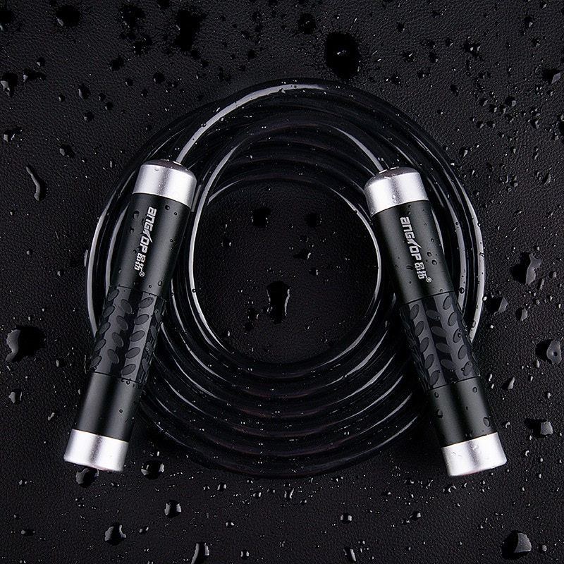 Corda per saltare professionale per studenti in lega di alluminio con cuscinetti per Fitness