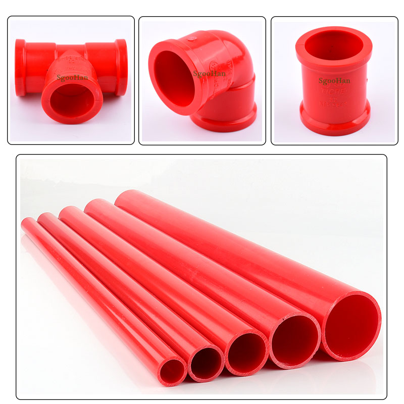 1PC OD 20/25/32mm UPVC Aquarium Fish Tank Pipe Home Garden DIY Shelf Tube Irrigation Watering Fittings 49~50cm Long