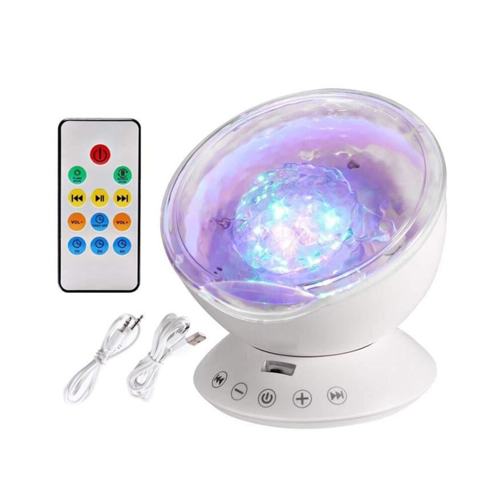 Ocean Wave Sterrenhemel Aurora LED Nachtlampje Projector Luminaria Lamp USB Lamp Nachtlampje Illusion Voor Baby Kinderen