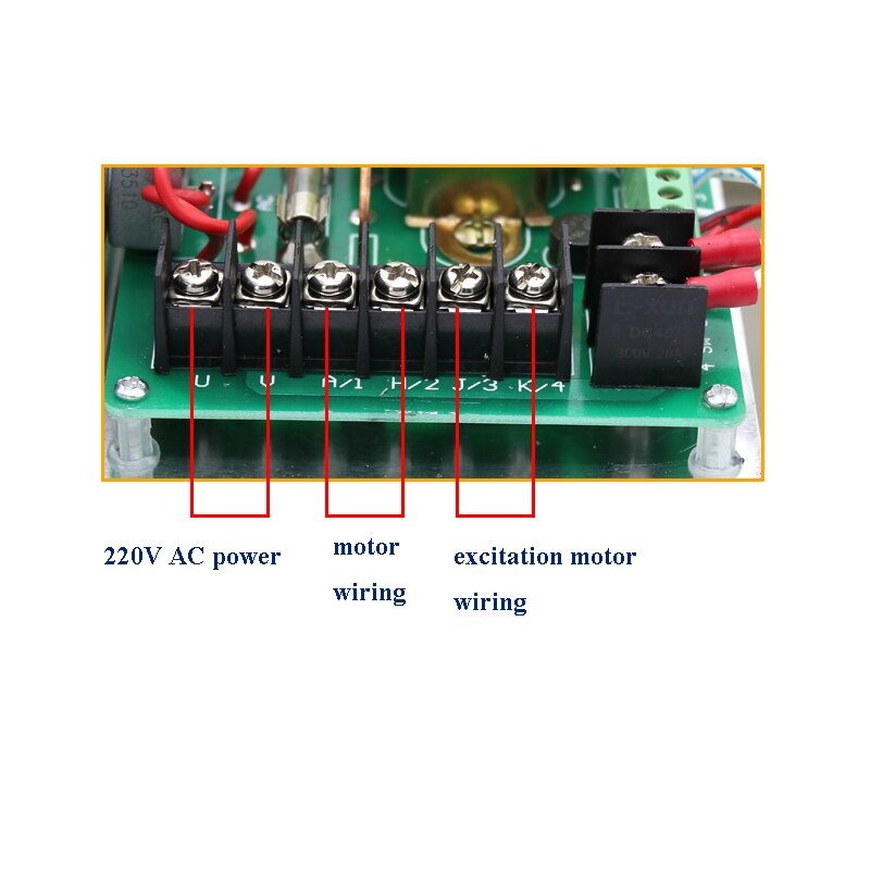 1hp 220v dc nopeuden säätö 750w moottorin säädin moottorin nopeuden ohjain