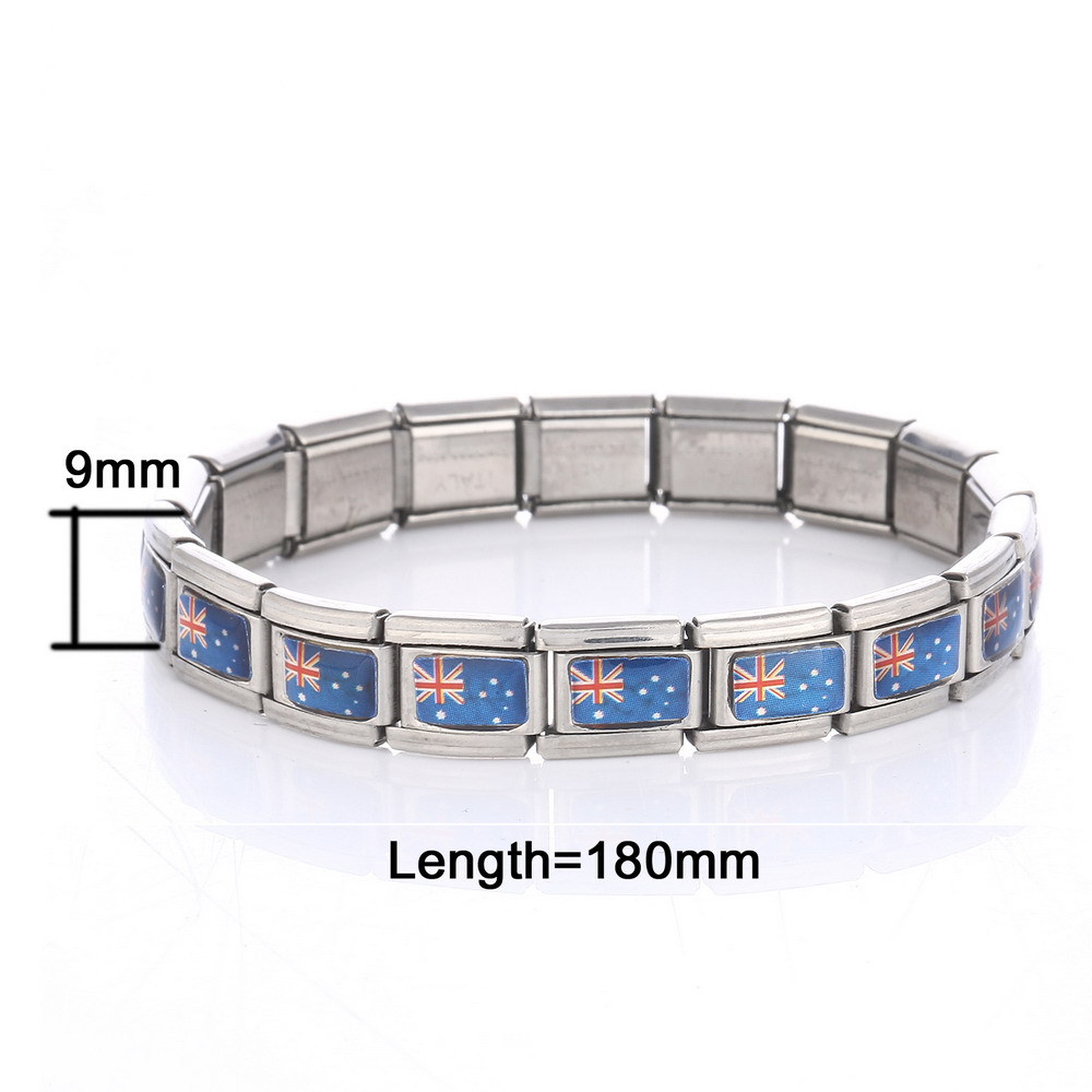 Viking Bracelet Elastic Stainless Steel Bracelet Ladies Men's Charming Steel Bracelet 9 Mm Wide, 175 Mm Long, Weighs 15 Grams: Australia