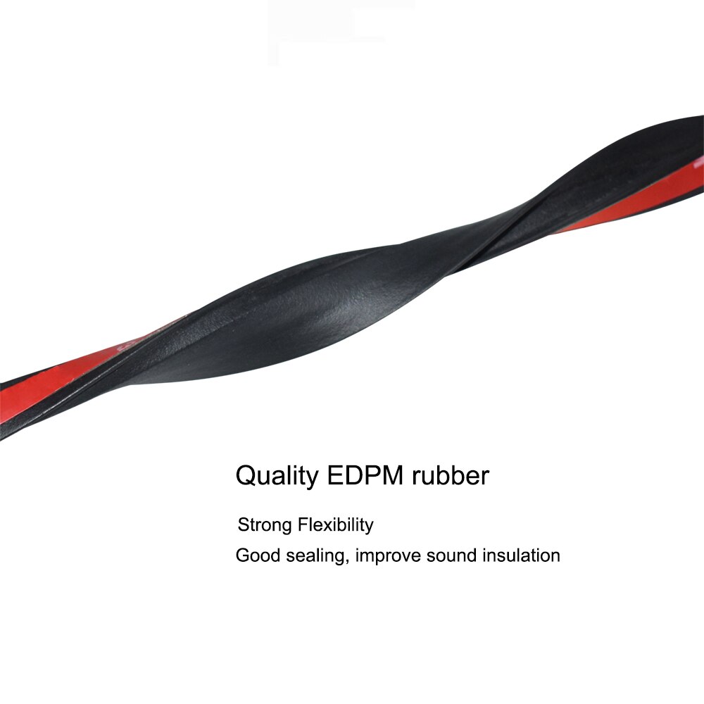 P Type Auto Deur Afdichting Strip EPDM Geluidsisolatie Geluidsisolatie Anti-dust Afdichting Strips Trim Voor Auto Deur rand