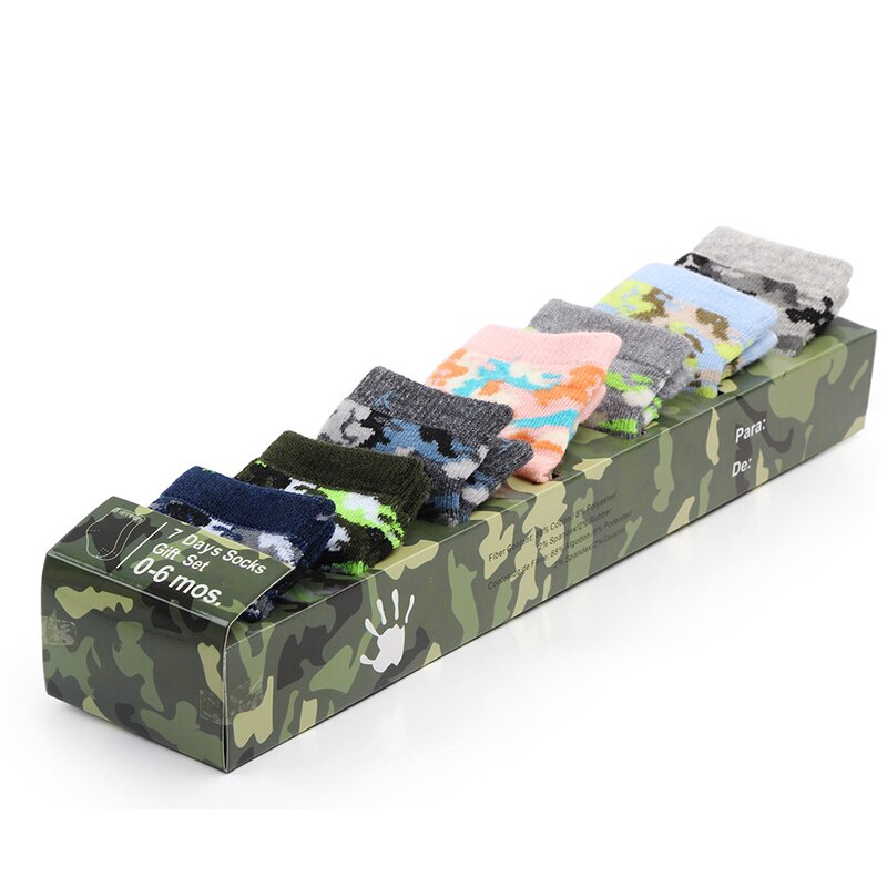 6 Pair Baby Socks for Boys Girls Infant Cotton Cartoon Floral Pattern Socks Warm Anti Slip Floor Socks: 5