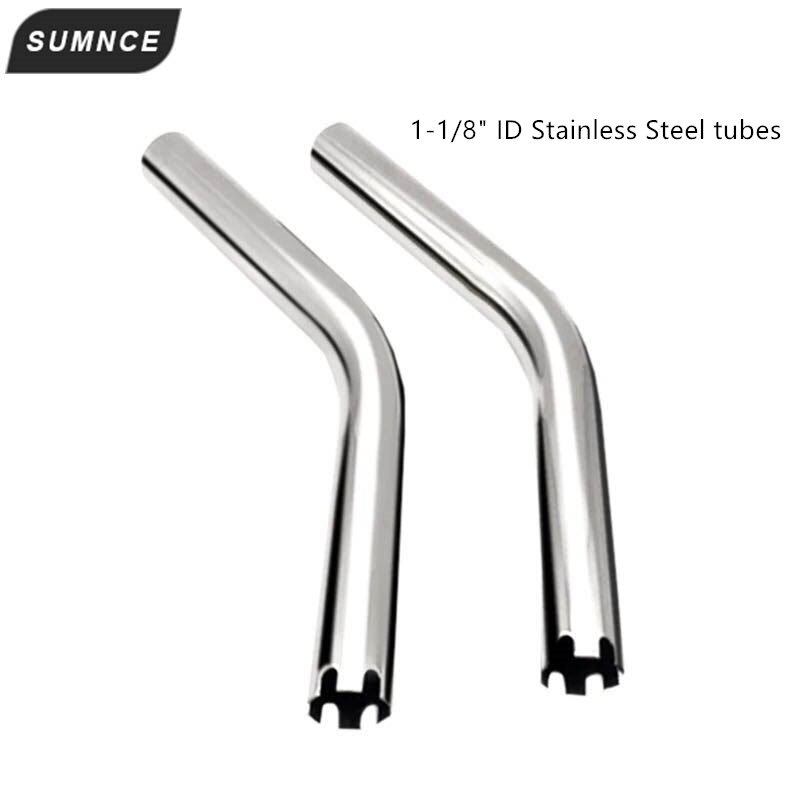 Tubos de acero inoxidable para soporte de caña de pescar, 1-1/8 pulgadas, ID Cut 304