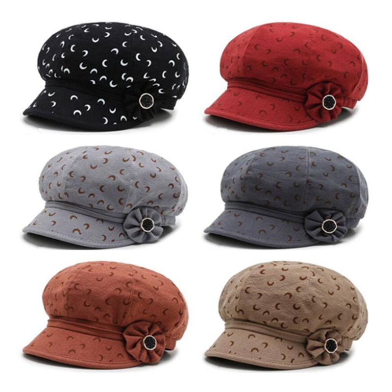 Xdanqinx flerfarvet efterår hat til kvinder nyhedsbukser afslappet kvinder bomuldshatte roman ungdoms dame vild hat snapback cap