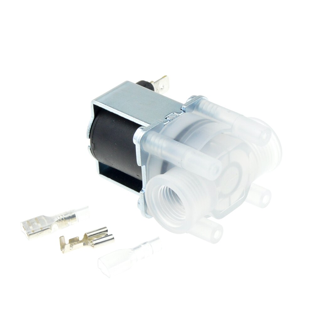 Électrovanne électrique en plastique 12V 24V 220V, filetage femelle 1/4 ", détection de fermeture normale, système d'osmose inverse