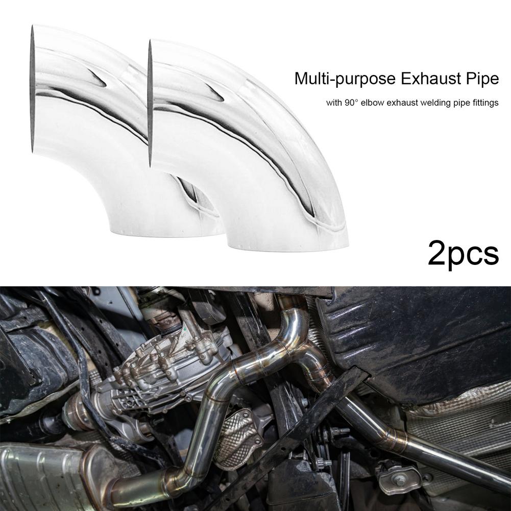 Codo de instalación multiusos para pasamanos de escalera, tubo de escape modificado para automóvil, codo de acero inoxidable 304, accesorios para coche