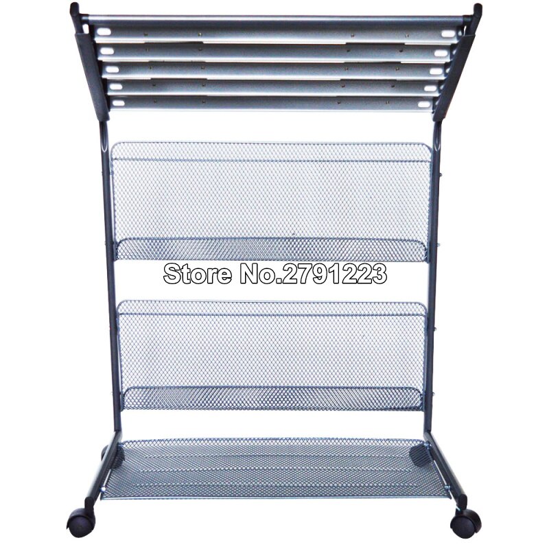 Metal Magazine Rack Newspaper Rack Holder Craft Holder Unique Racks Shelf File Holder Organizer Document Filing System