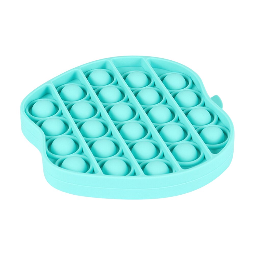 Push Pop Bubble Fidget Sensory Toy Autism Special Needs Pops Fidget Squeeze Funny Anti-stress Stress Reliever Toys: Sky Blue