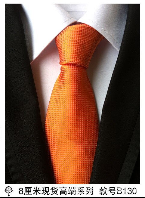 100% silk plaid ties for men shirt wedding cravate pour homme jacquard woven necktie Party gravata Business Formal tie: 130