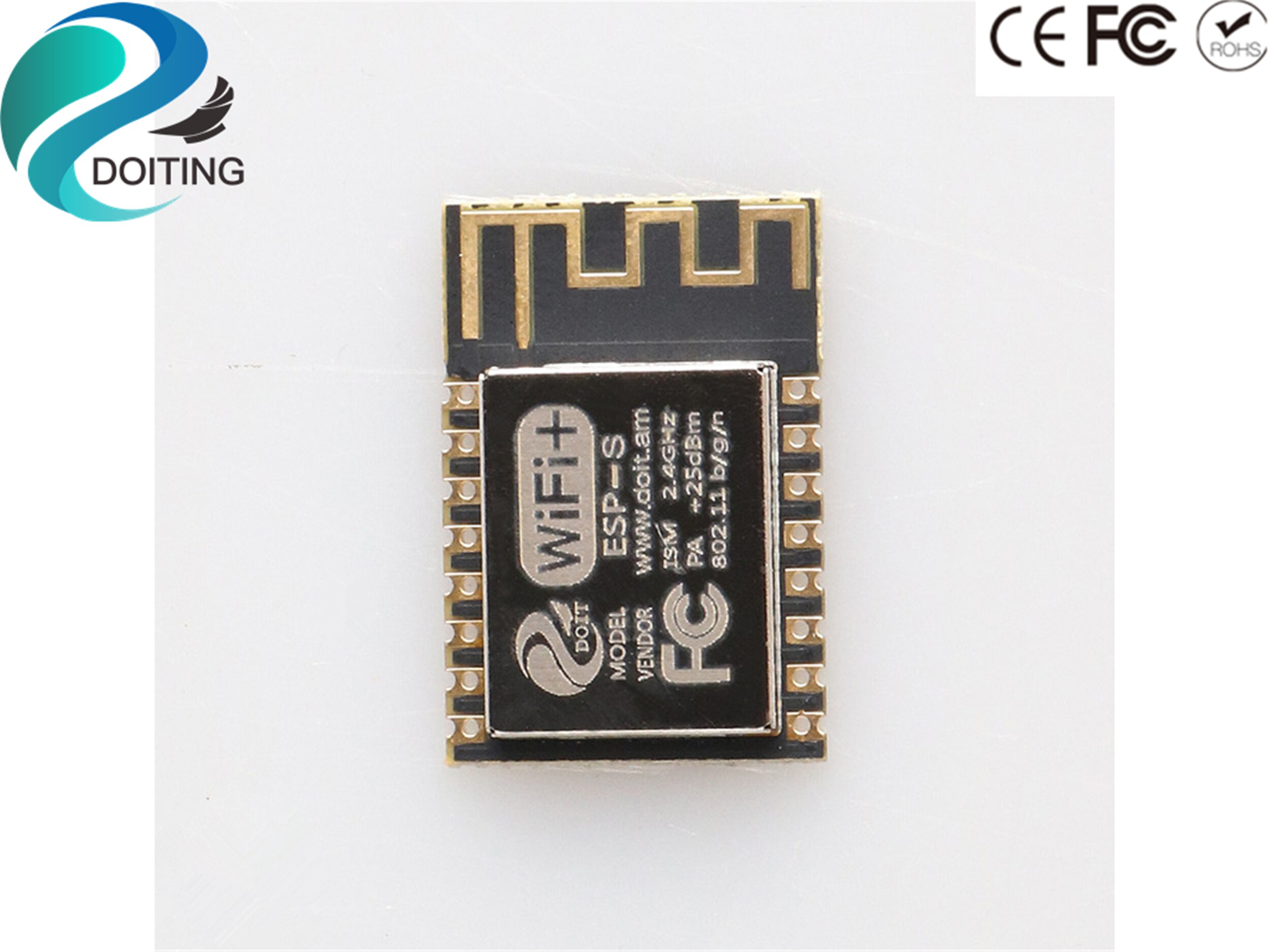 Doiting ESP8285 ESP-S Seriële Poort Draadloze Wifi Module Transparante Transmissie Compatibel Met ESP-12E ESP-12F Voor Smart Home