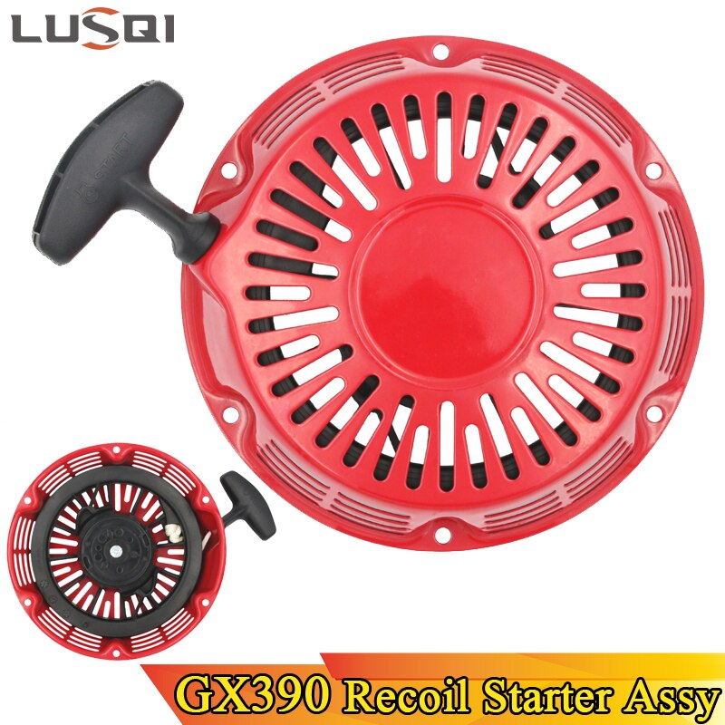 LUSQI GX390 rozrusznik odrzutowy pompy wodnej silnika stalowy pręt łapy dla Honda 188F 190F 192F GX340 GX610 GX620 11HP 13HP 5KW 6.5KW