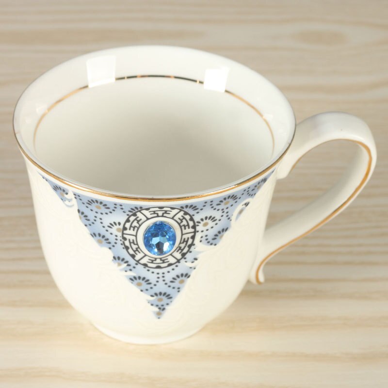 Luksuriøs keramisk kaffekopp og underkop kongelig stor hvit reise bein kina kopper kalkun kjøkken te sett tazas para drinkware