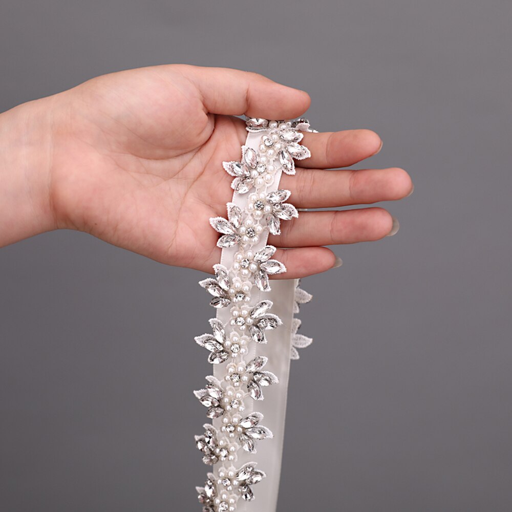 Luxe parelriem voor trouwjurken, bruidsjurkaccessoires, bruidsjurkriem, bruidsmeisjesriem, avondfeestjurkriem, scs 275