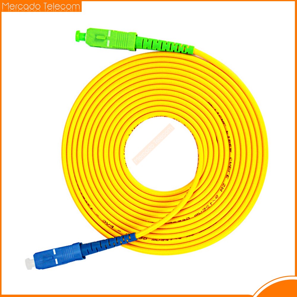 10 Pcs/ Lot SC/ APC-SC/ UPC SIngle Mode Simplex Fiber Optic Jumper Cable 5M 10M 15M 2.0/3.0mm FTTH Fiber Optic Patch Cord Cable