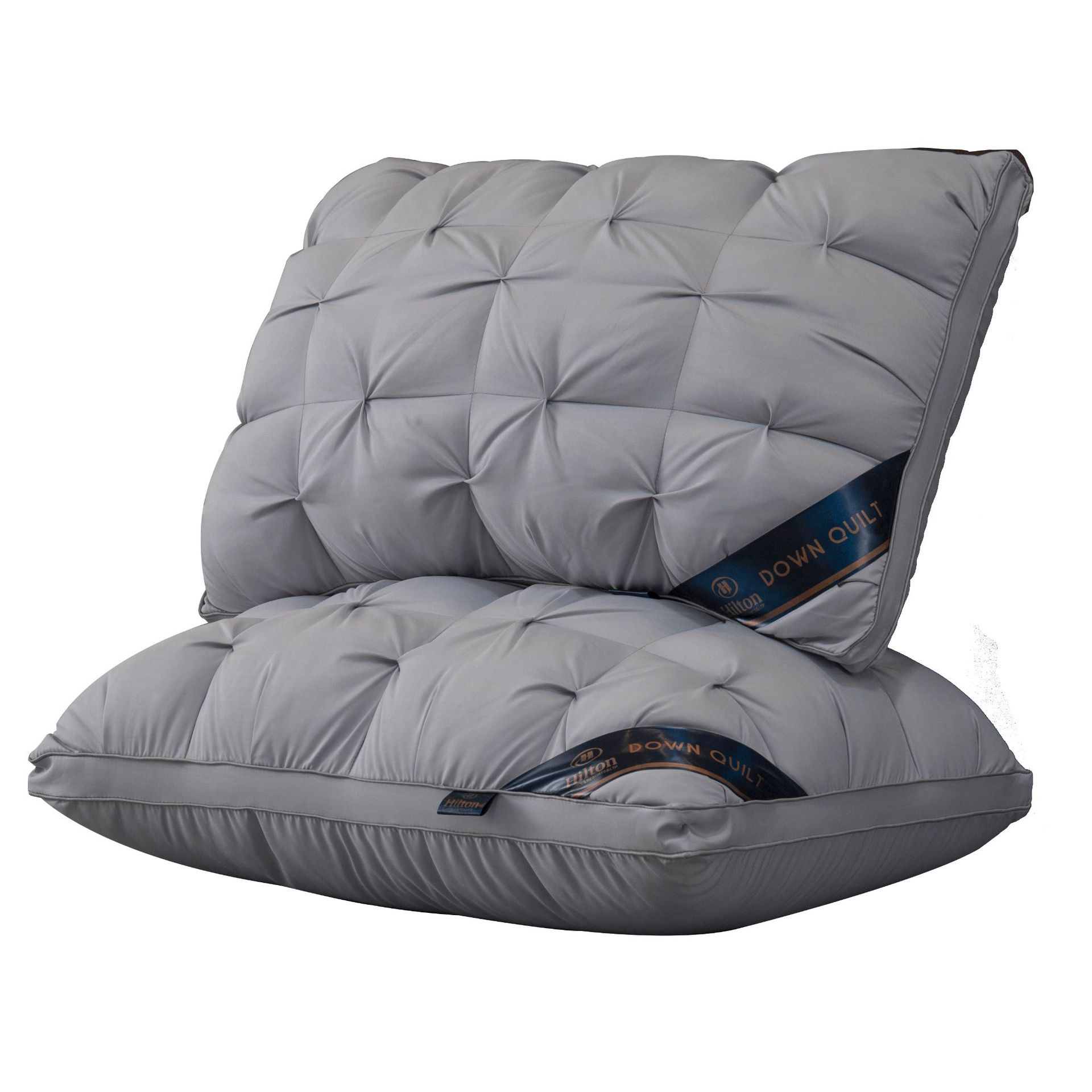 1pc 48x74cm cama travesseiro poliéster cama hotel coleção macio confortável sono saúde para dormir almofadas ortopédicas: gray / height 23cm