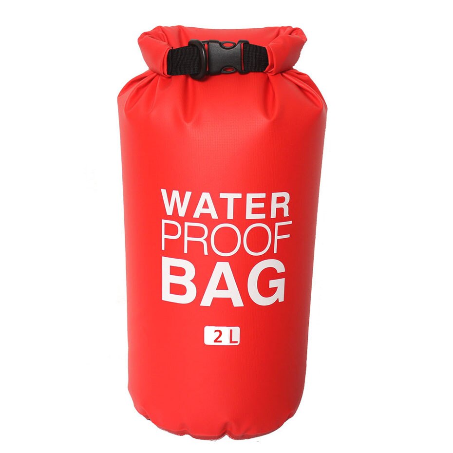 MARJAQE Camping hiking PVC waterbag waterproof bag Camping Dry Bags Outdoor Traveling Ultralight Rafting Bag waterproof box 2L