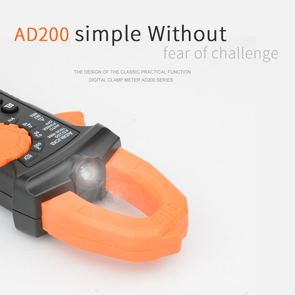 Digital Clamp Meter AC Current Clamp Voltage Meter True RMS Auto Range VFC Capacitance Non Contact Clamp Multimeter Like UT210E