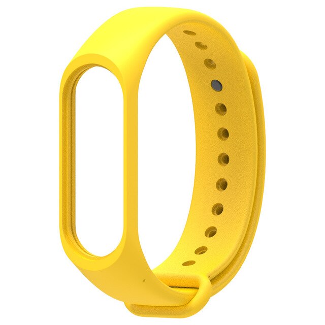 M4 SmartWatch Heart Rate Blood Pressure Monitor Health Wristband Waterproof Bluetooth Sports Smart Band: Yellow Strap