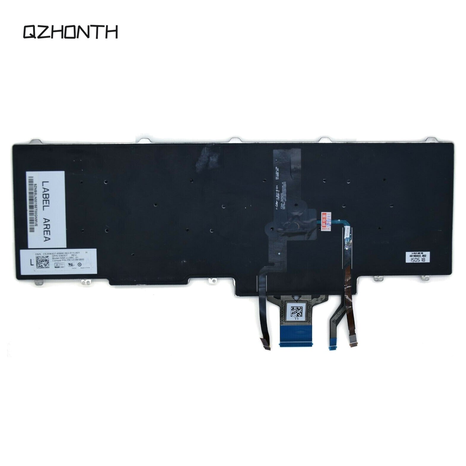 Laptop For Dell Latitude E5550 Precision 7710 Stick Pointer Keyboard NIA01 383D7 Backlight