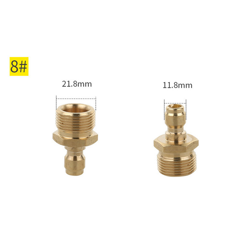 1/4 &quot;Quick Connect Koppler Adapter-Auto Sauber 1 ~ 14 # Waschen Druck Washer Anschluss für Schnelle Anschluss garten Schlauch Auto Washer: Blau