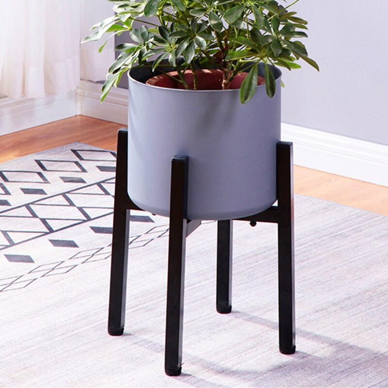 Metal Telescopic Plant Stand Floor-standing Flower Stand Flowerpot Potted Plant Bonsai Holder Indoor Outdoor Decorations Support