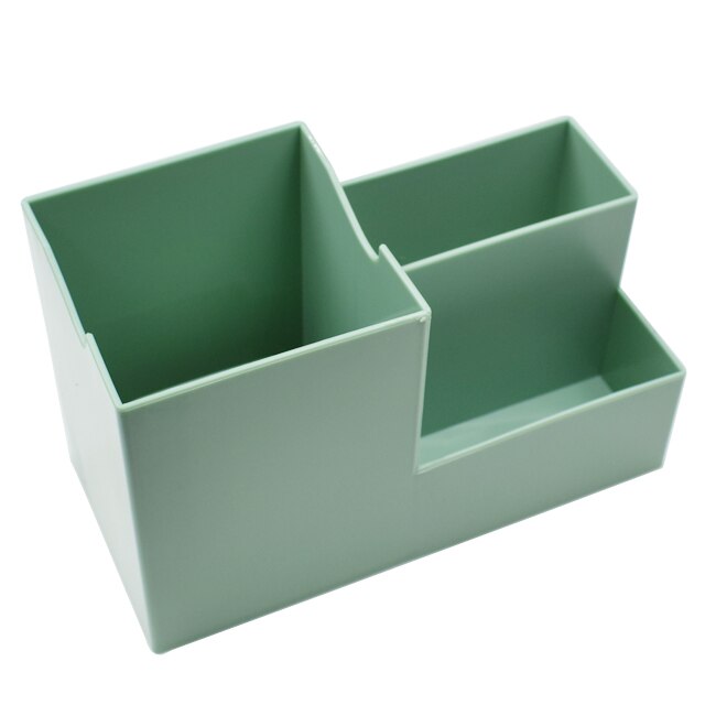 Kantoor school bureau pennenhouder opbergdoos met hoge capaciteit pennenkoker bureau schrijfwaren organizer schrijfwaren 15*10*7.5 cm: Groente