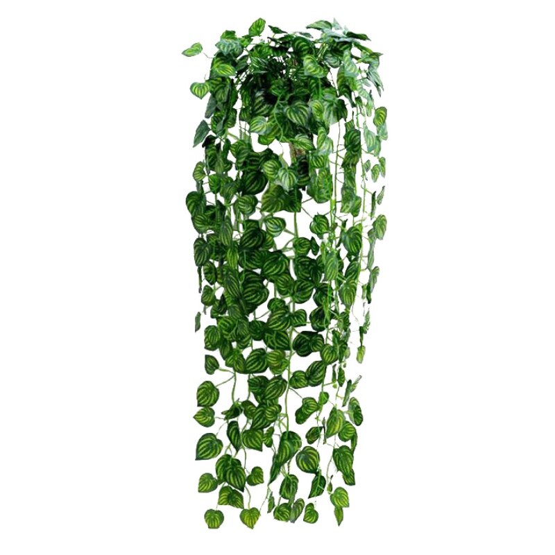 Artificial Outdoor Garden Green Leaf Garlands Hanging Silk Family Office Hanging Garland Man-made Eucalyptus Leaves: A2