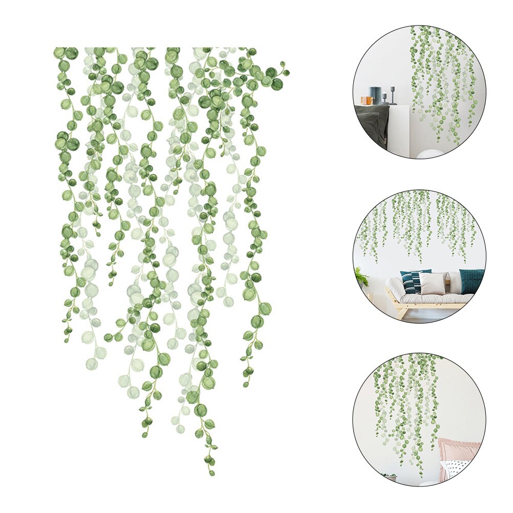 2 Sheets of Wear-resistant Wall Stickers Removable Wall Decals Delicate Window Stickers