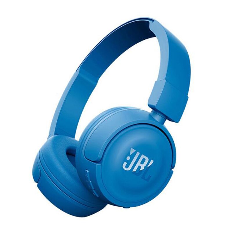 Auriculares plegables T450BT, cascos con sonido de graves profundos, Bluetooth, con micrófono y cancelación de ruido: Azul
