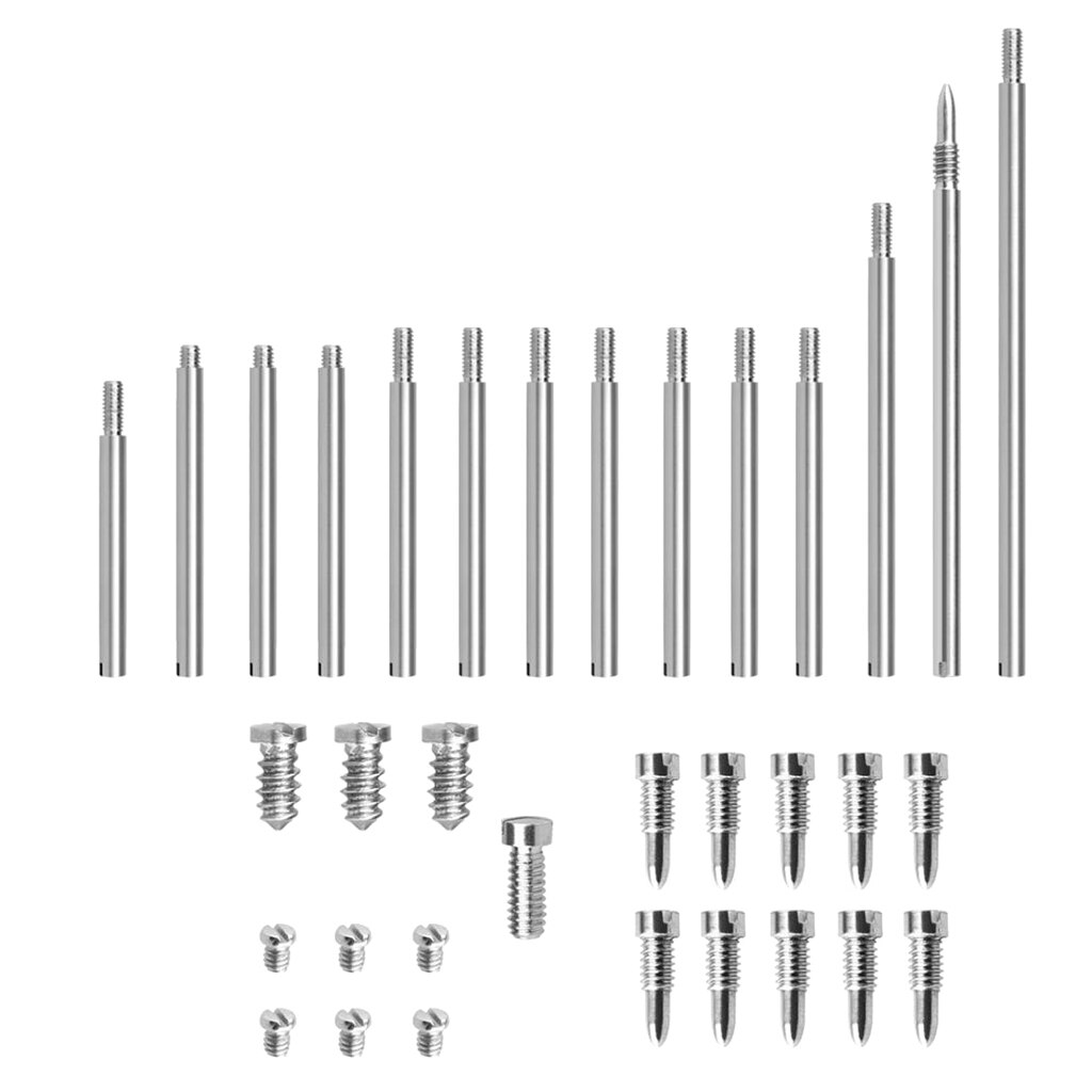 Metal Clarinet Fitting Threaded Shafts Screw Set Woodwind Adjustment Repair Part