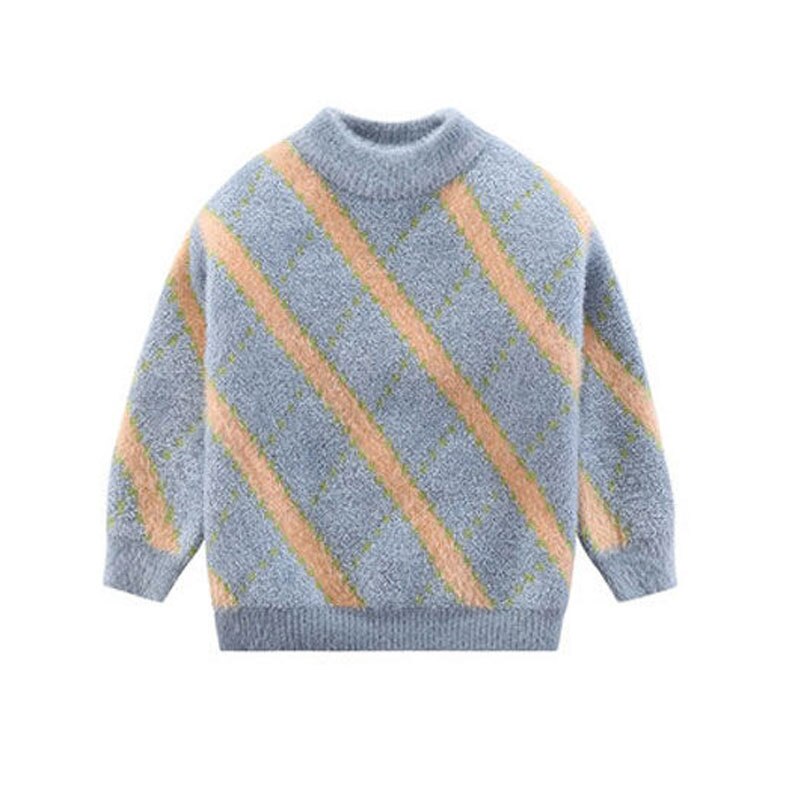 Maglione per ragazze New Fashion abbigliamento autunno e inverno per bambini camicia in velluto di visone per bambina