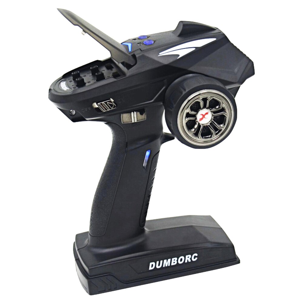 2.4G 6CH Transmitter remote control X6 with X6FG Gyro Receiver LED Light Set for 1/10 1/8 Crawler Axial SCX10 D90 RC Car Boat