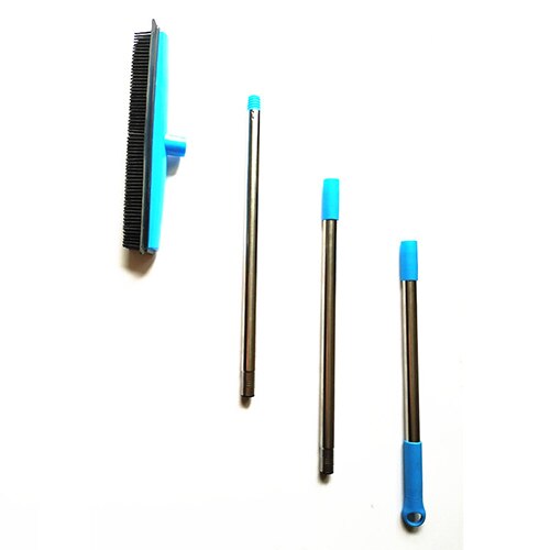 Multifunctional telescopic broom magic rubber besom cleaner pet hair removal brush home floor dust mop & carpet sweeper: 7