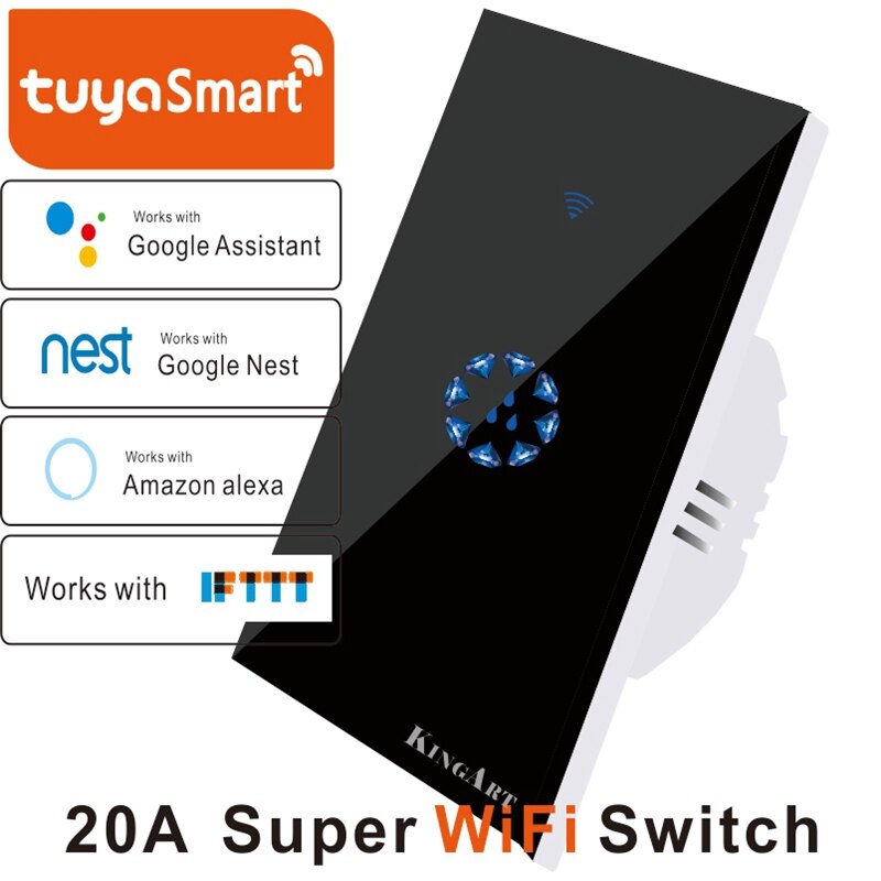 Trykk bryter smart wifi varmtvannsbereder bryter kjele alexa brytere google home stemmen for oss plugg utendørs timer 4g app kontroll-