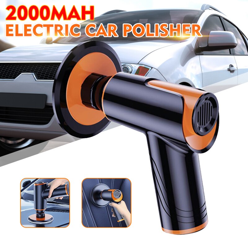 18000rpm Car Polishing Machine Multi-functional Electric Wireless Polisher Rechargeable Angle Grinder Auto Waxing Vihicle Tools