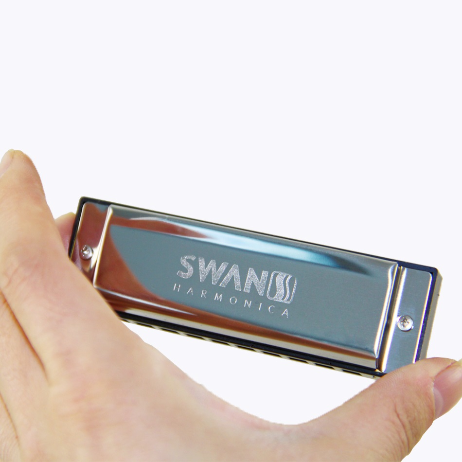 10 Holes SWAN SW1020H C Key 20 Tone Blues Harmonica
