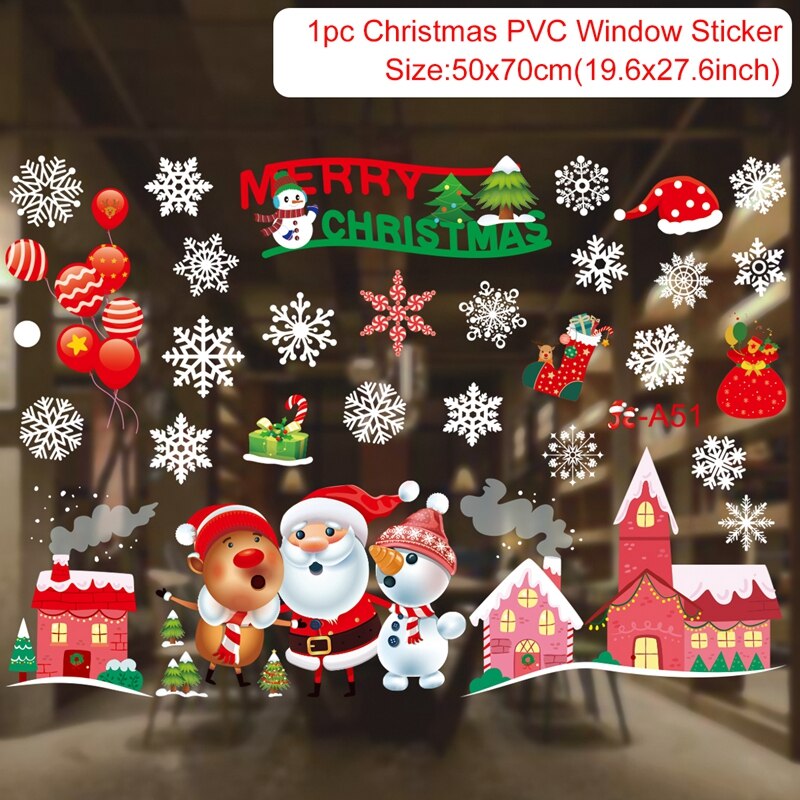 Frohe Weihnachten Zauberstab Aufkleber Fenster Glas Aufkleber Hause Weihnachten Dekorationen Weihnachten Ornamente Weihnachten Neue Jahr Wohnkultur: 13