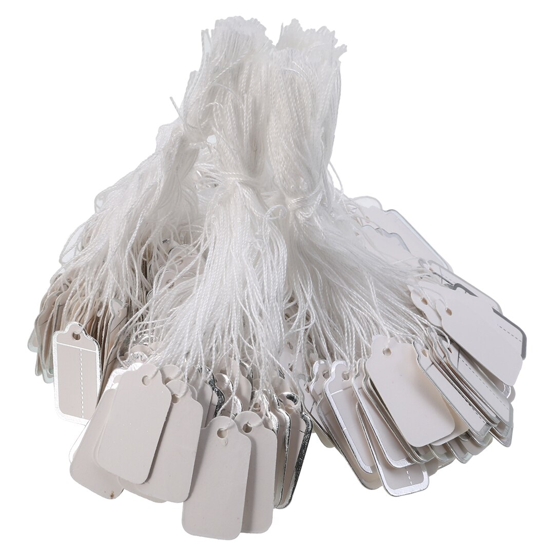 500 szt. 25x13mm etykiety cenowe metki odzieżbyć winnym prostokątna etykieta sznureczek robić przywiązania ubrania robić biżuterii wyświetl towar etykiety z cenami