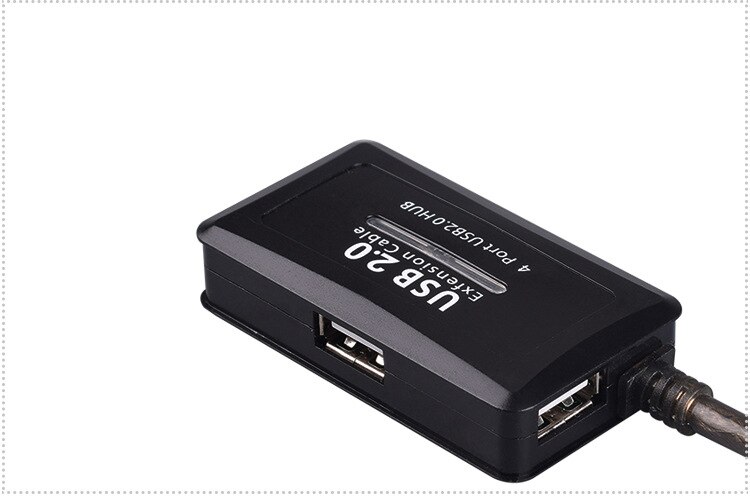 1pcs USB2.0 4 Ports HUB with 5M/10M/15M/20M Cable signal amplifier for Laptop Ultrabook for Windows XP