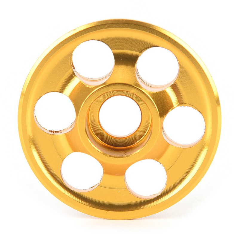 One Piece Colorful Ultra-light Bicycle Headset Top Cover Mtb Road Mountain Bike headset stem Top Cover Cap: Gold