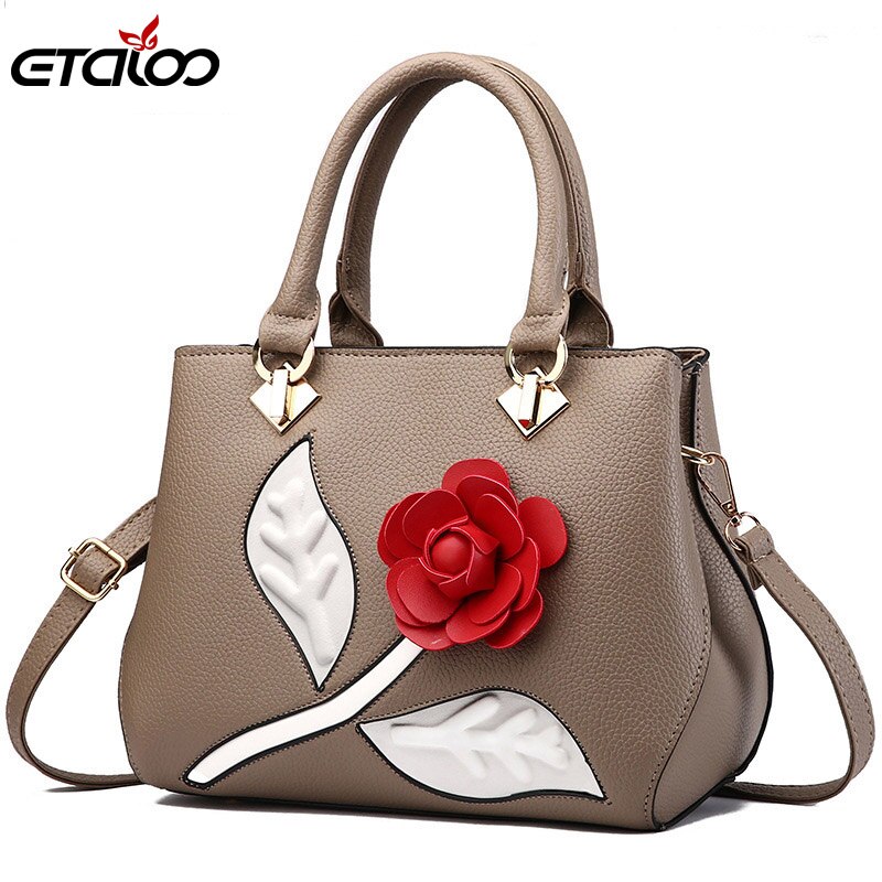 2022 damen-lederhandtaschen, süße damenhandtaschen, schultertaschen, umhängetaschen, pu-lederklappe, einzelner reißverschluss, weich