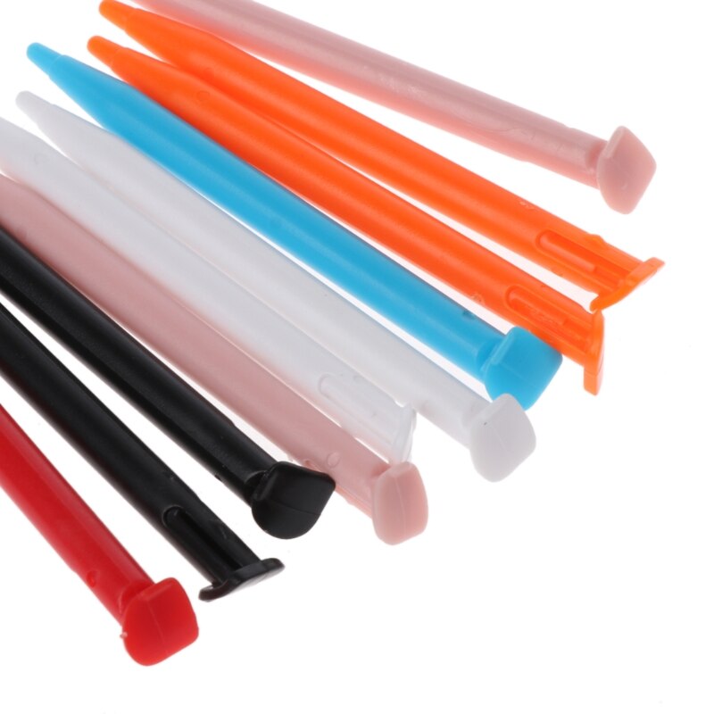 10 Uds Stylus de plástico pluma juego consola pantalla táctil para Nintendo 2DS XL / LL