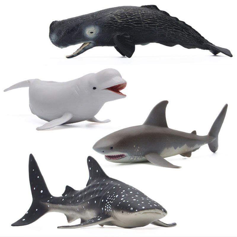 Educational toys for children simulated animal ocean great white shark seabed creatures girls toys for kids school learning