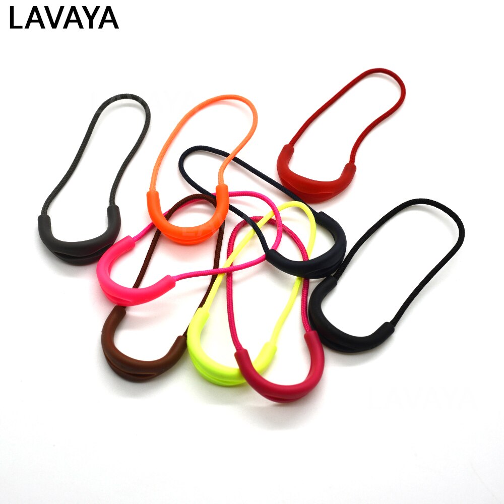 9 sztuk/paczka kolorowy zamek błyskawiczny ciągnie przewód kończy pasek lasso na akcesoria odzieżbyć winnym