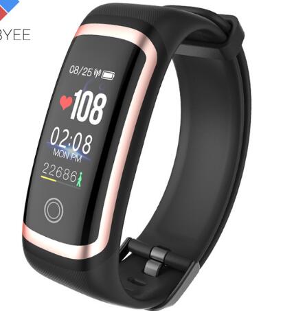 Lerbyee Fitness Tracker M4 Waterproof Blood Pressure Smart Bracelet Bluetooth Call Reminder Smart Watch Sport for iOS Android: M4gold black