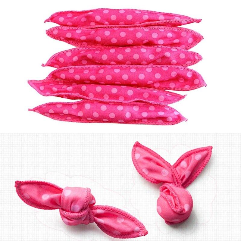 6PCS/Set Magic Sponge Pillow Soft Roller Hair Best Flexible Foam and Sponge Hair Curlers DIY Styling Hair Rollers Tool