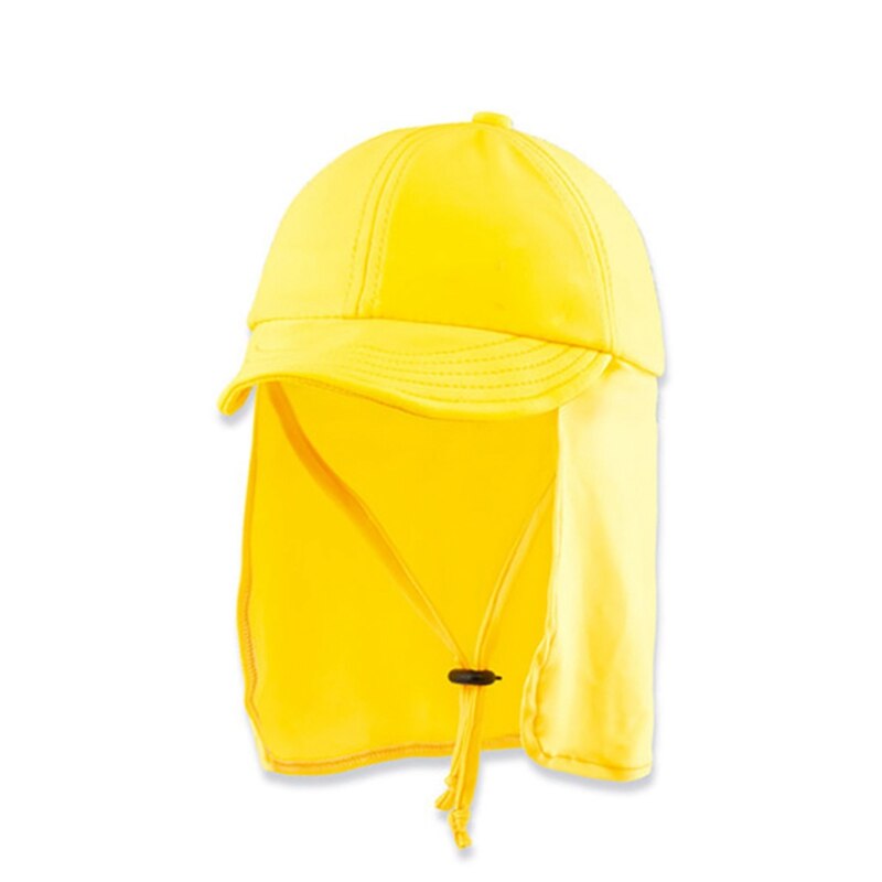Outdoor Flap Cap Lightweight Foldable Adjustable Sunshade Neck hat Cover Sun Sportswear With Chin Strap