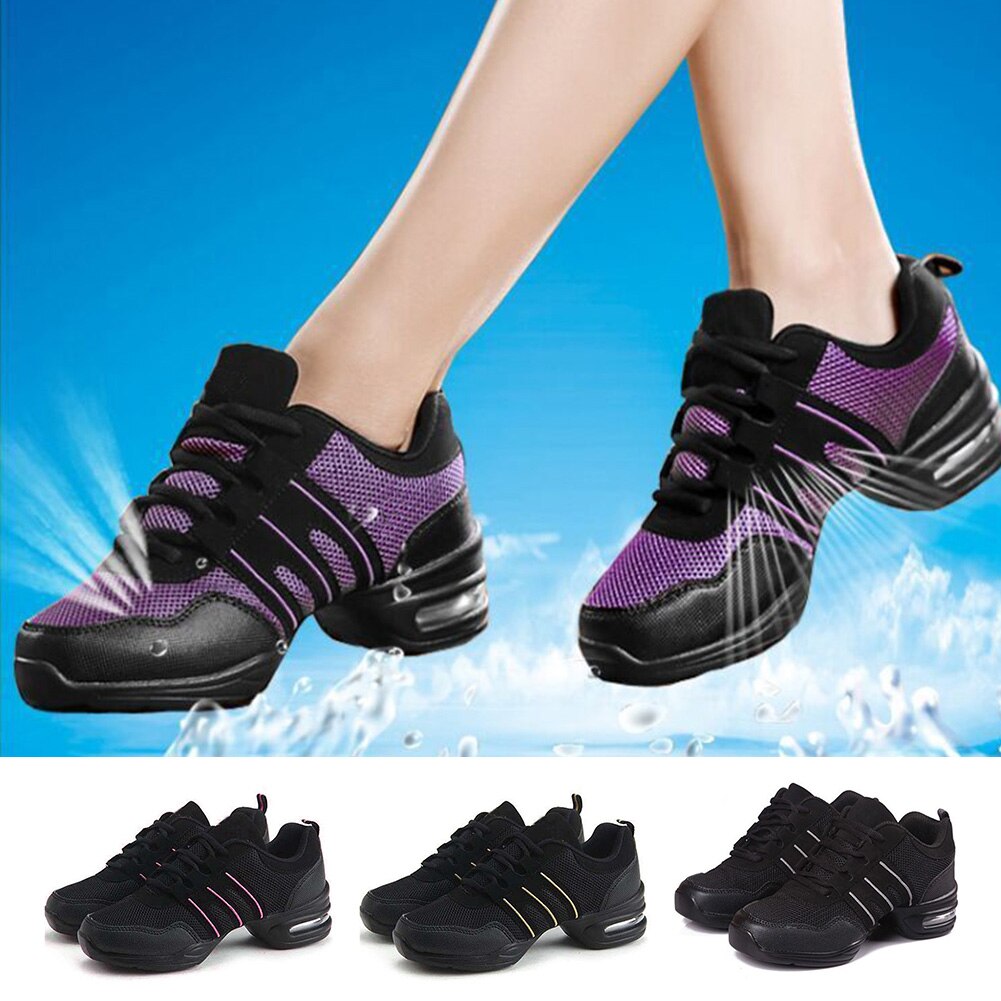 Women Sneakers Comfy Modern Jazz Hip Hop Dance Shoes Breathable Slimming increased women shoes